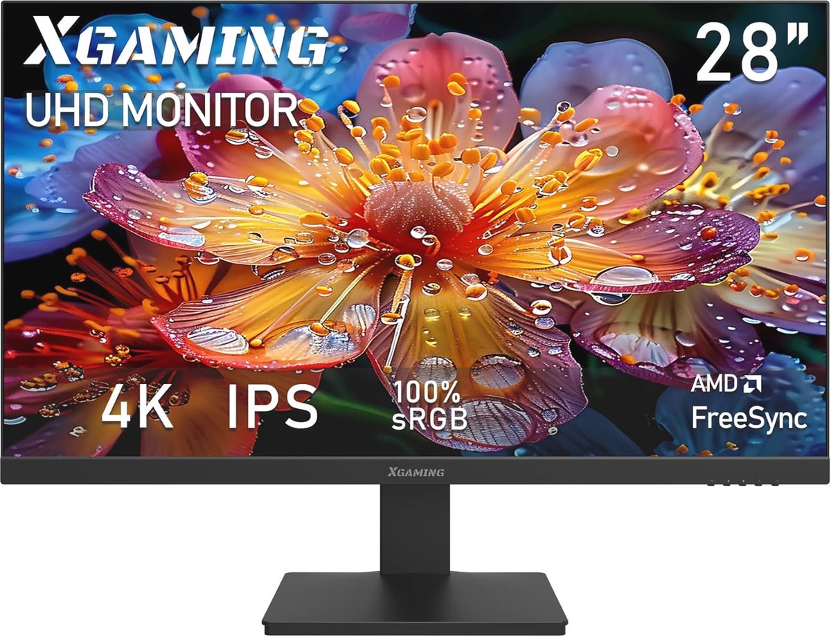 28 Inch 4K UHD Monitor met IPS Paneel, 60Hz, FreeSync, Eye Care en HDR
