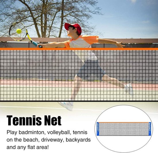 Badminton Pickleball Tragbares Netz Höhenverstellbares Netz für Tennis Volleybal