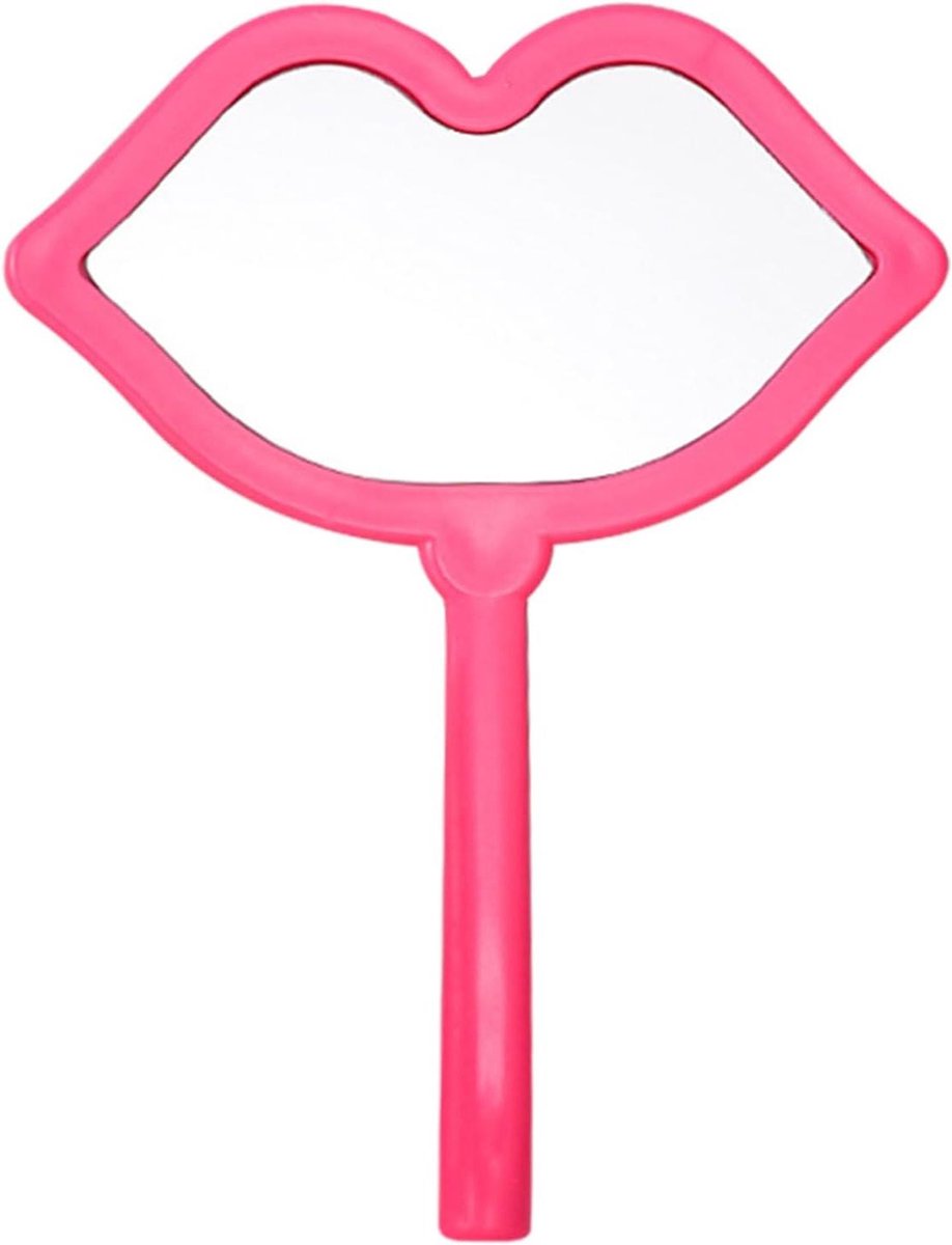 Make-up Spiegel Handbediende draagbare cosmeticaspiegel handvat spiegel voor vrouwen reis formaat mini spiegel met handvat