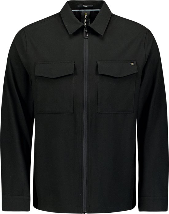 No Excess Mannen Overshirt Met Ritssluiting Zwart M bol