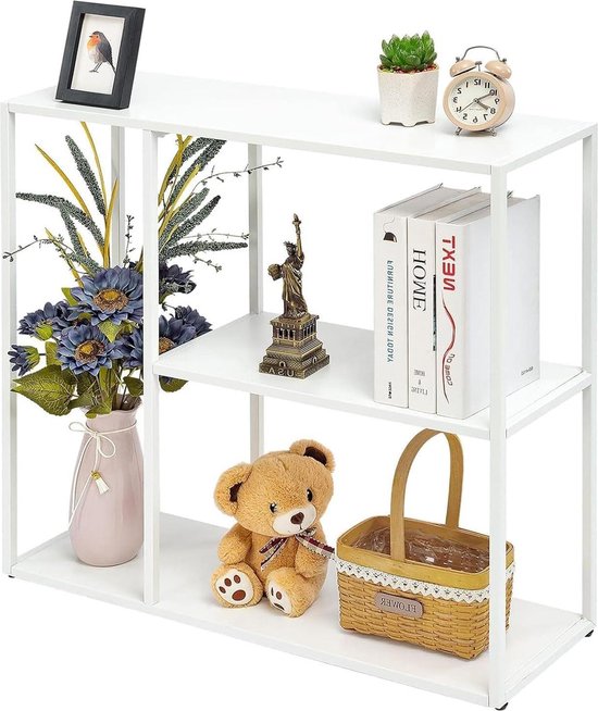 M MCombo Console Tafel Smal met Laden, Moderne Bijzettafel Marmer Goud Metalen Frame, Toegangstafel voor Hal Woonkamer Slaapkamer, 120×30×92cm, 2281