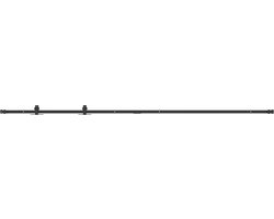 vidaXL - Ophangset - voor - schuifdeur - 213 - cm - koolstofstaal