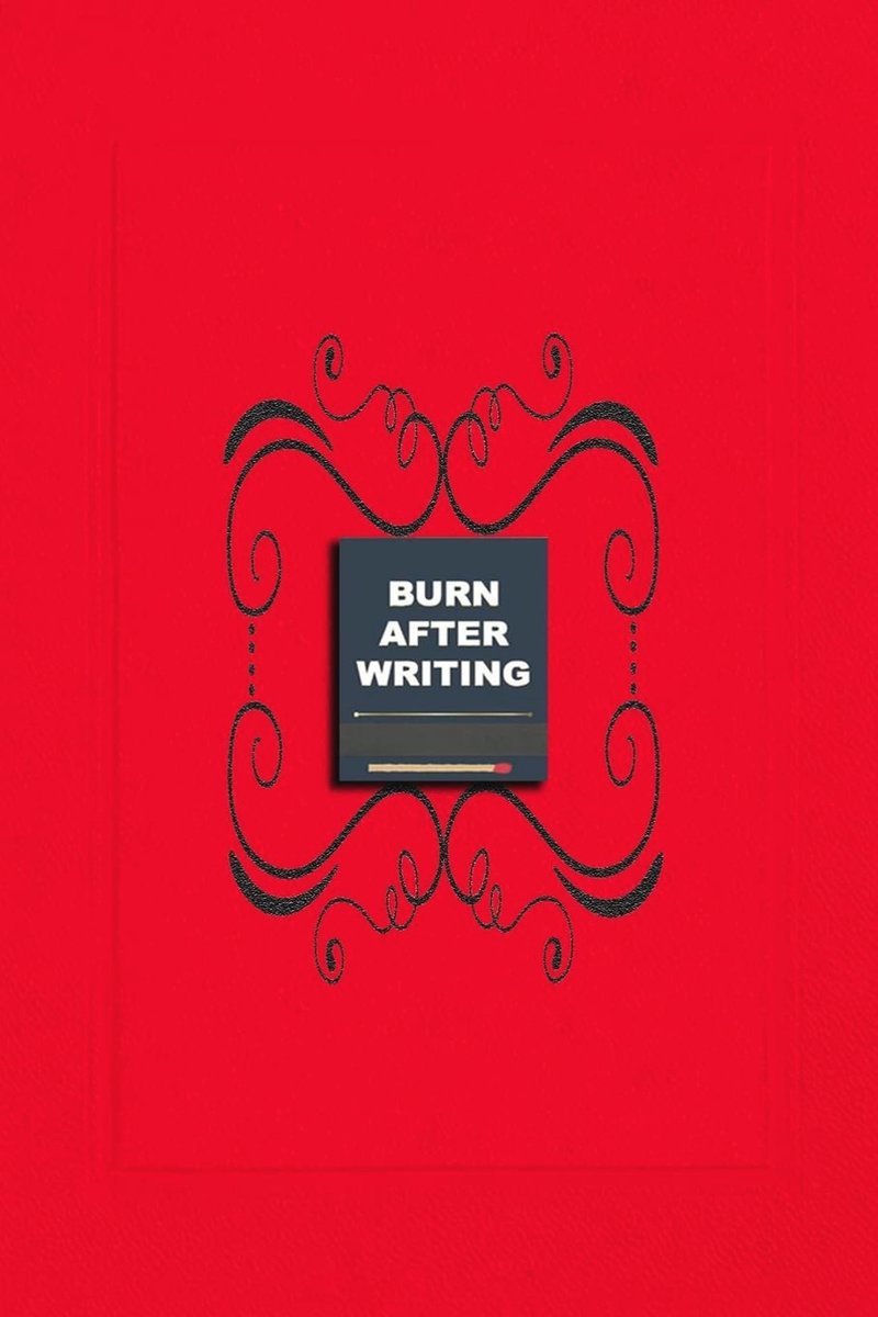 burn after writing coral - Notitieboek voor creatief schrijven en persoonlijke reflectie