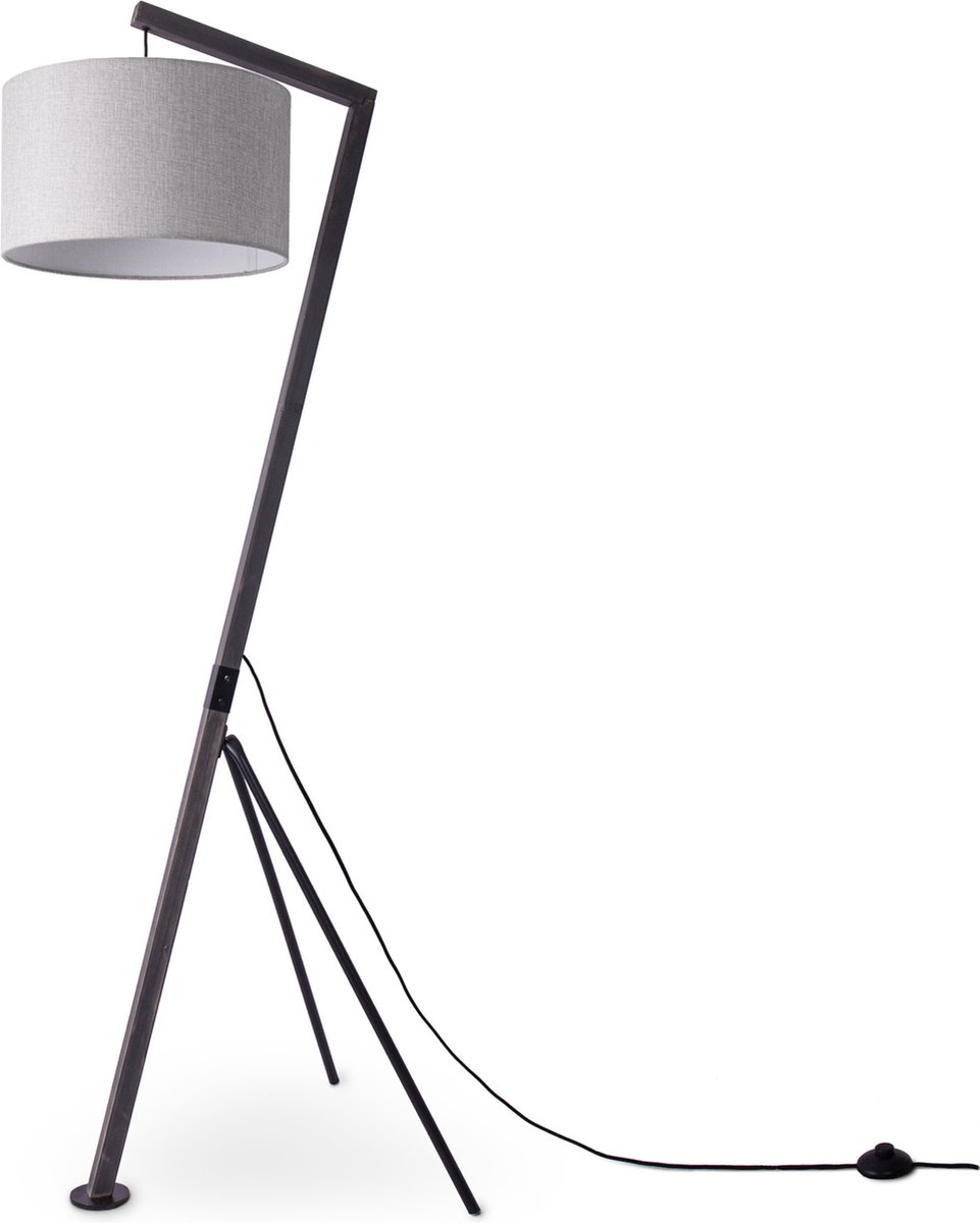 Paco HomeVloerlamp Tafellamp Woonkamer Lampenkap Leeslamp Bedlamp Galg