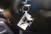 Sleutelhanger - Schotse Hooglander - Zwart - Wit - Dieren - Uitdeelcadeautjes - Plastic