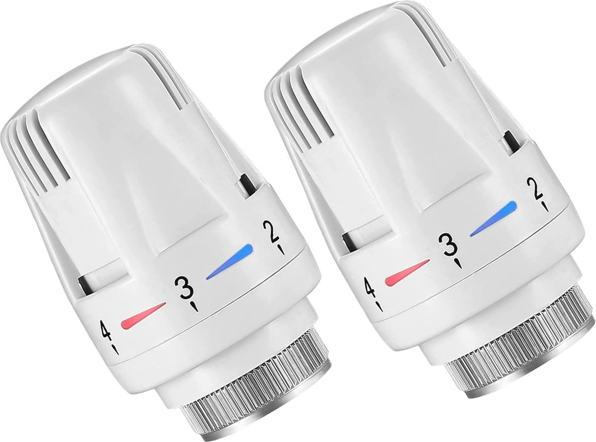 Thermostatische Radiatorkranen voor Automatische Temperatuurregeling - 2 Stuks