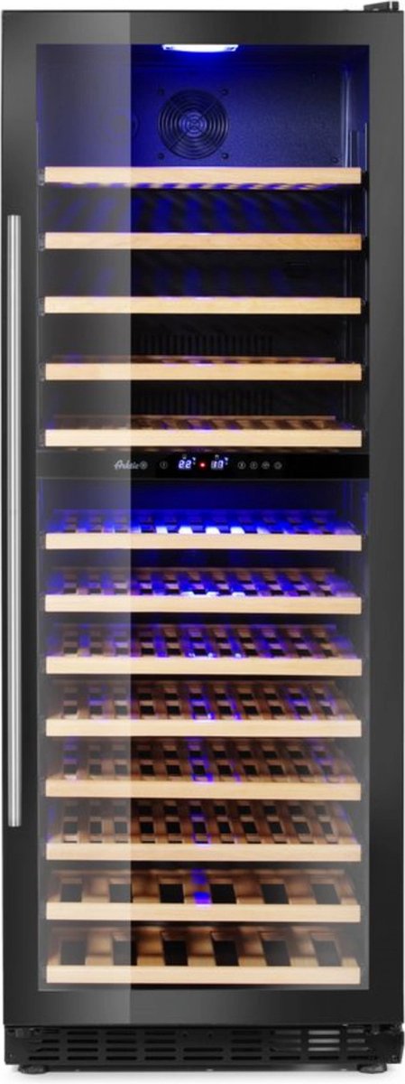 Arktic Wijnkoeler 2 Zones 135 Flessen 387L Professioneel - afbeelding 3