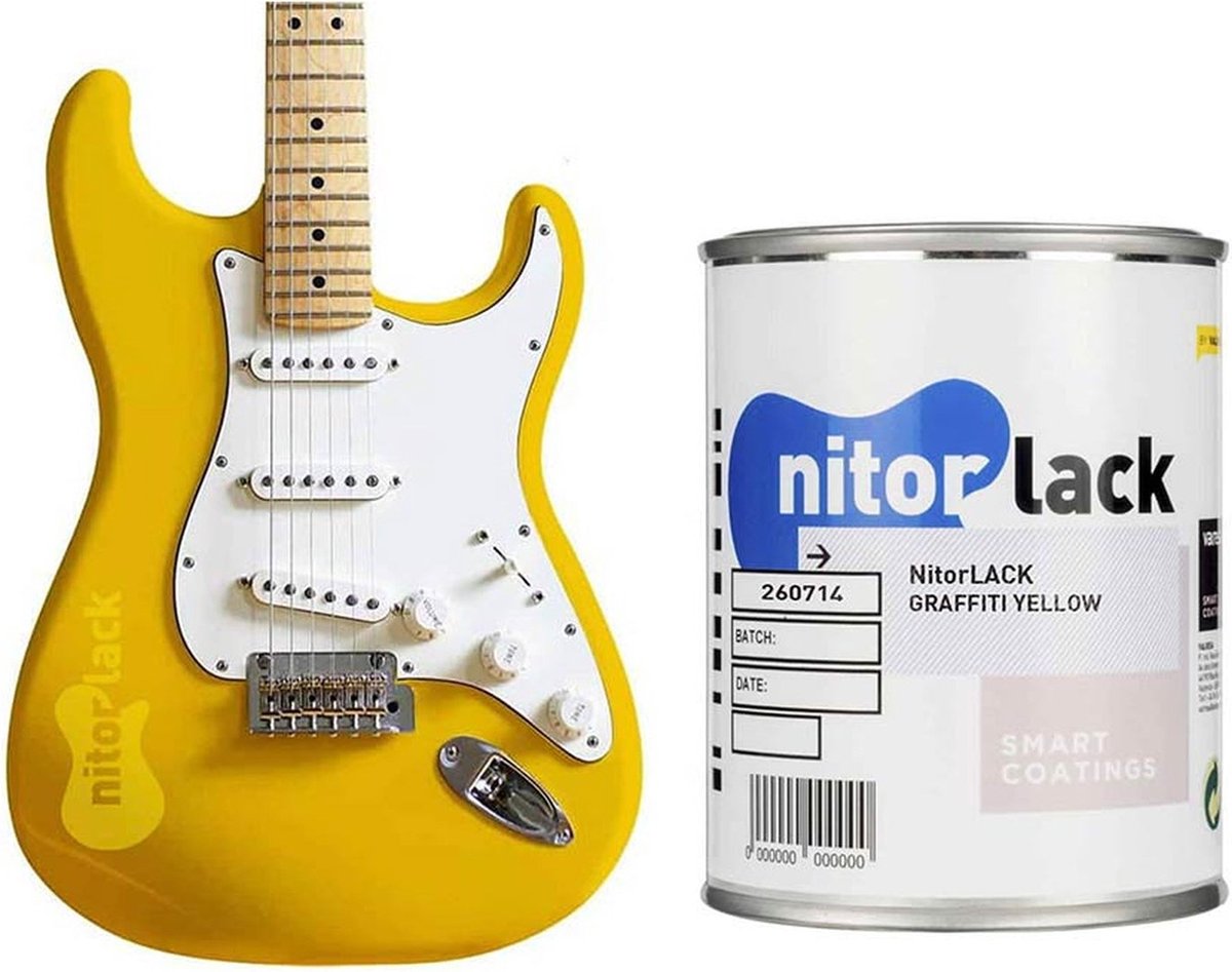 NitroLACK Gele Nitrocellulose Lak voor Gitaren