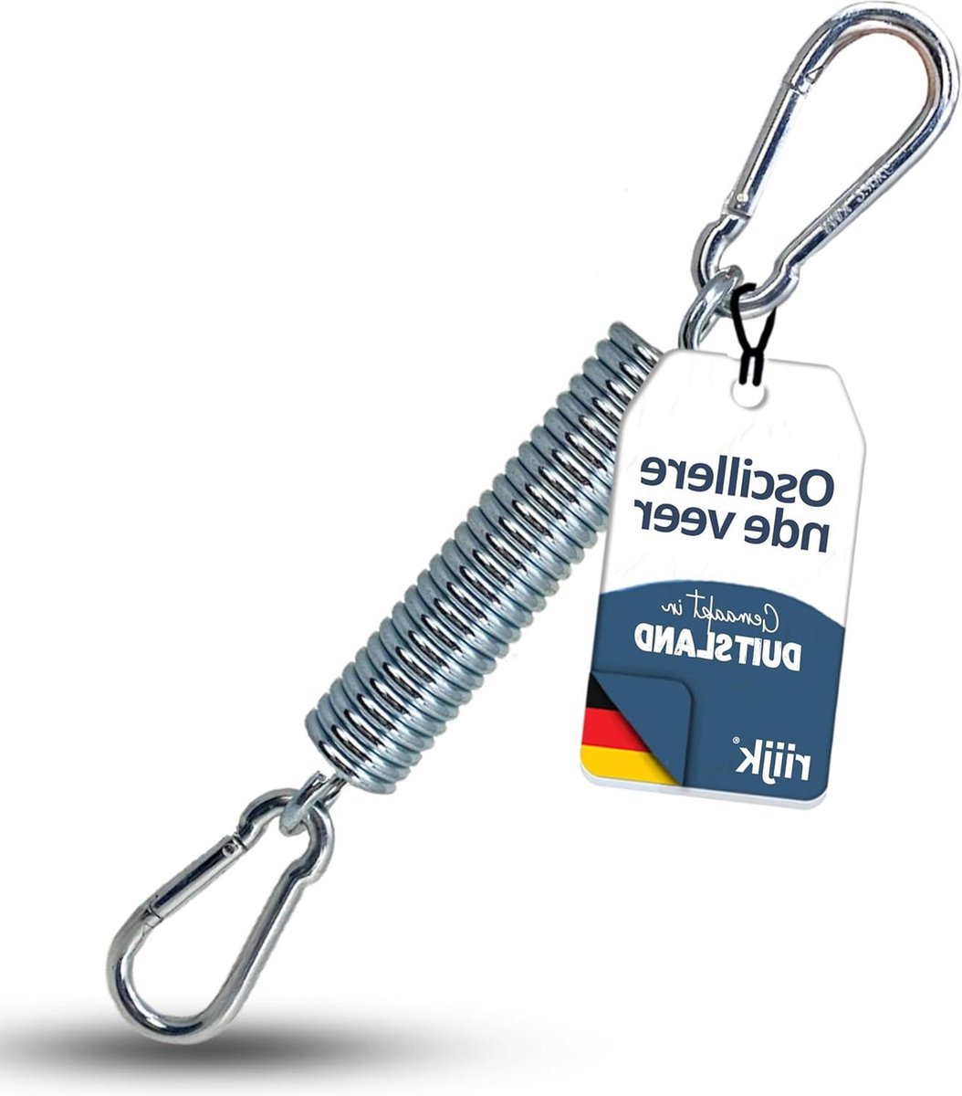 Schommelveer voor hangstoel - frame/plafondmontage - karabijnhaken - bokszakhouder - Made in Germany