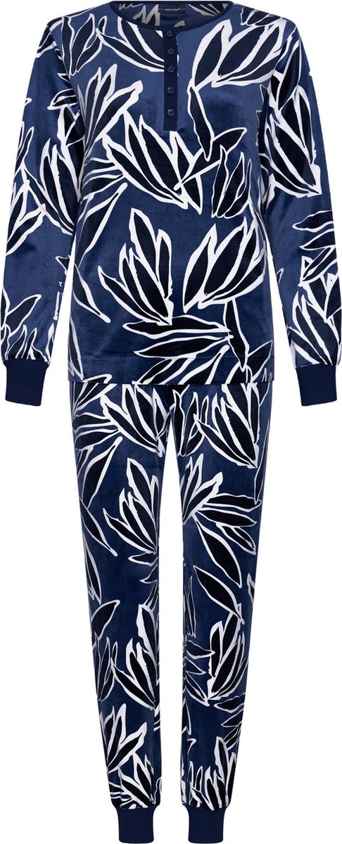 Pastunette Pyjama set - Flow - Donkerblauw - Velours