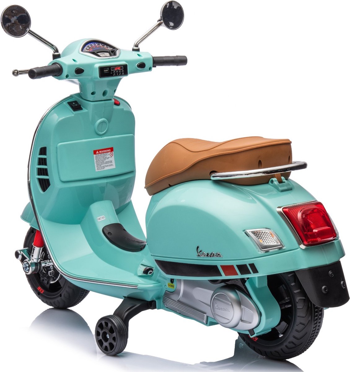 Eco Toys - Elektrische Vespa Scooter - Roze - Met LED-Koplamp, Claxon & Oplaadbare Batterij - Snelheid 2-3 km/u - Vanaf 3 Jaar - Max. 30 kg – foto 5