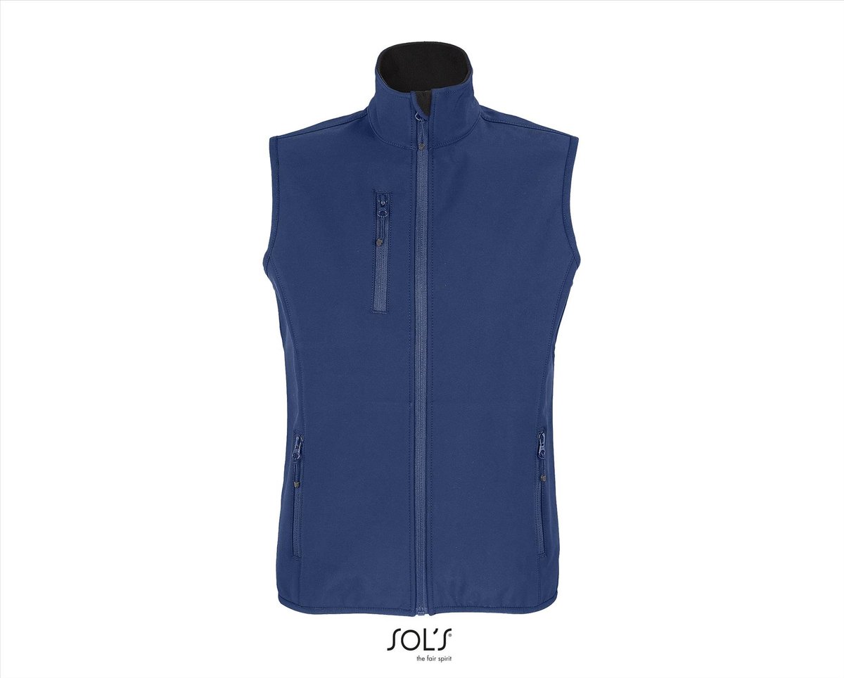 SOL'S Women´s Falcon Zipped Softshell Bodywarmer L03826 - Abyss Blue - 3XL