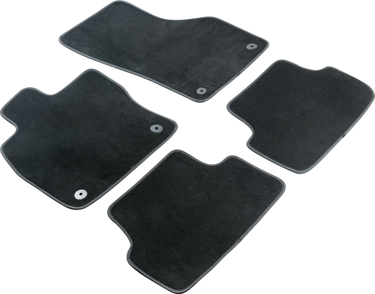Walser Nadelfilz Velours premium voetmatten geschikt voor Citroen C4 II Bouwjaar 11/2009 - Vandaag und Citroen DS4 Bouwjaar 04/2011 - 07/2015
