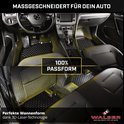 Interieur van een auto met Walser 3D-laser gesneden automatten, 100% pasvorm.