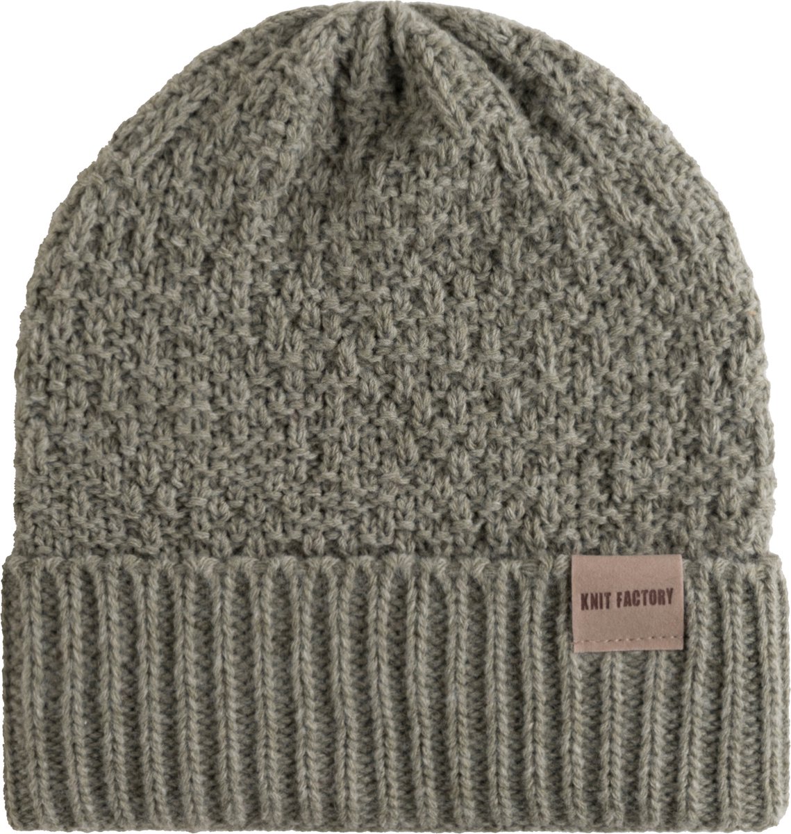 Knit Factory - Jazz Gebreide Sjaal Dames & Heren - Groene Wintersjaal - Langwerpige sjaal - Wollen sjaal - Heren sjaal - Dames sjaal - Urban Green - 200x30 cm