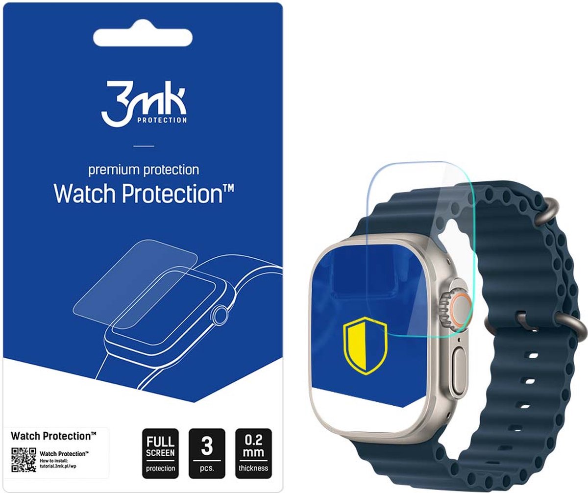 Apple Watch Ultra/Ultra 2 - 3mk Watch Protection v. FlexibleGlass Lite