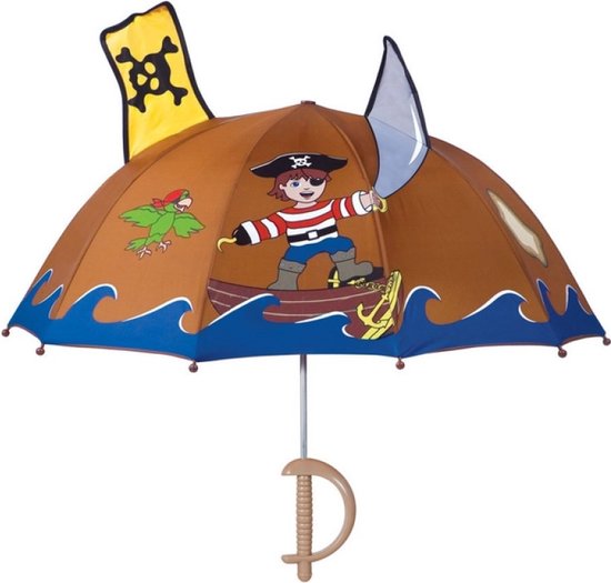 Parapluie enfant marron Pirate de Kidorable
