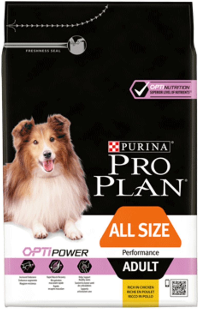 Pro Plan Pro Plan Dog Adult Performance - Hondenvoer - Kip 18 kg Breederbag