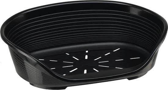 Ferplast hondenmand Siesta Deluxe zwart maat 6: L 70,5 x B 52 x H 23,5 cm