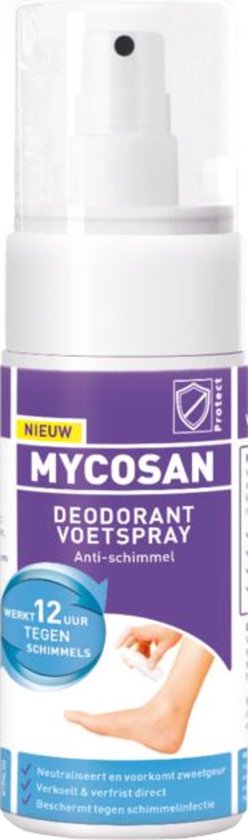 Mycosan Voetspray Anti Schimmel Deodorant - 80 ml