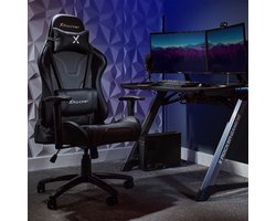 X-Rocker - Agility Sport eSport Gaming Chair with Comfort Adjustability Carbon Black