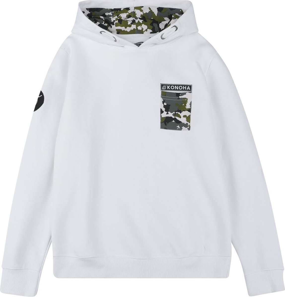 Naruto Kids - Konoha Unisex Trui met capuchon - meerkleurig - 128