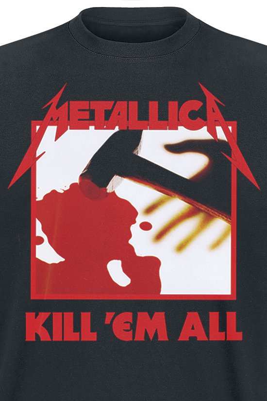 Metallica Tshirt Homme -L- Kill 'Em All Tracks Zwart