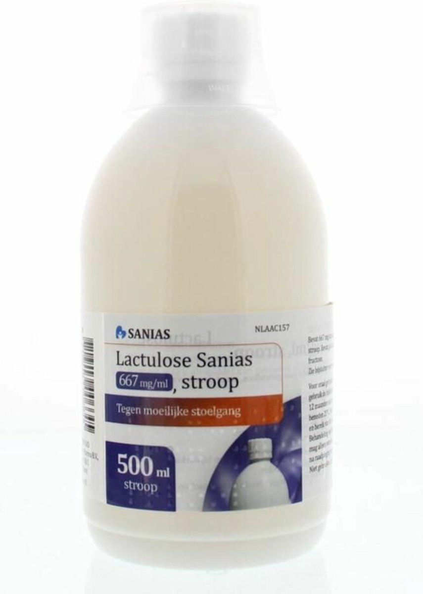 Goedkoopste Sanias Lactulose Stroop 667mg/ml - 1 x 500 ml