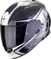 Scorpion Exo-491 Run Black- Chameleon - Taille L - Casque Intégral - Casque Scooter - Casque Moto - Noir Zwart - Casques Scooter Homme et Femme.