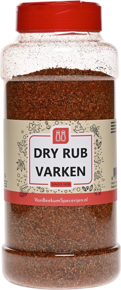 Goedkoopste Van Beekum Specerijen - Dry Rub Varken - Strooibus 600 gram