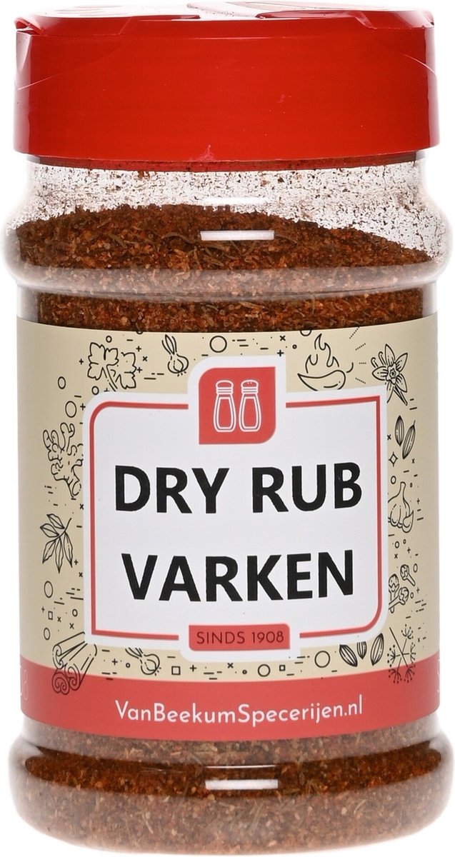 Goedkoopste Van Beekum Specerijen - Dry Rub Varken - Strooibus 200 gram