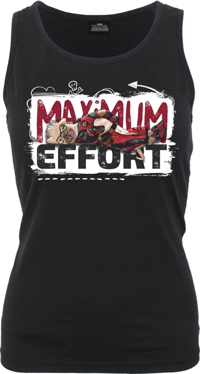 Deadpool Deadpool - Maximum Effort Dames Top - zwart - S