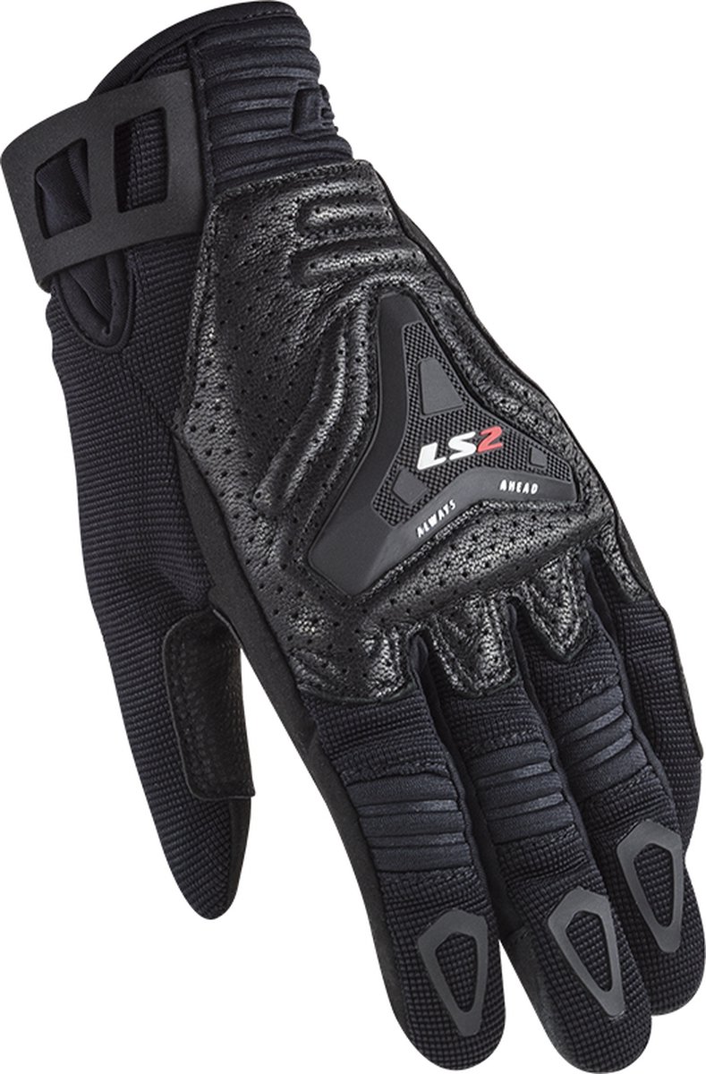 LS2 Handschoenen LS2 All Terrain Lady zwart maat M - motor handschoenen - scooter handschoenen