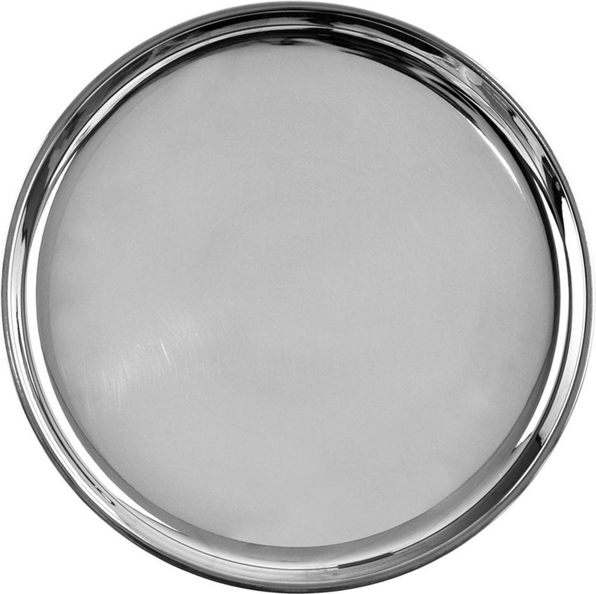 Dienblad Edelstaal Rond 23 cm - Serveer Plateau - Serveerplateau