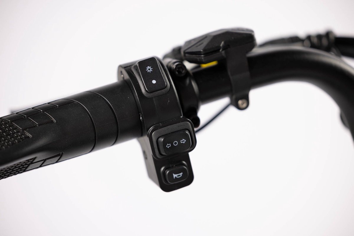 V20 Pro 2025| Elektrische Fatbike | 250W | Zwart | E-Bike | met voorrek | Hydraulische remmen | met achterzitje | 90% voor gemonteerd – foto 2