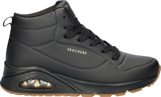 Foto: Skechers uno stand on air high black wandelsneakers dames