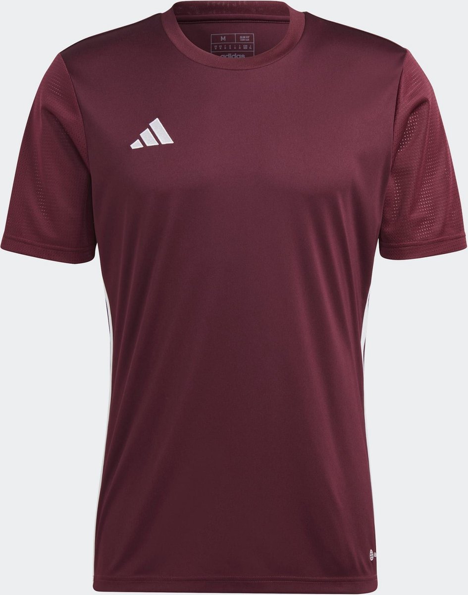 Adidas Tabela 23 Shirt Korte Mouw Heren - Bordeaux / Wit | Maat: L