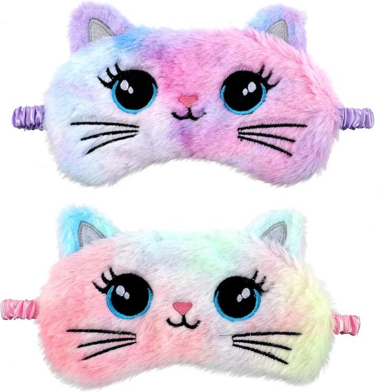 Oogmasker Slaap, Schattig Dieren Slaapmasker Blinddoek Met Opbergzak Zachte Voor Pluche Slaap Oogbedekking Volwassenen Kinderen Reis Dutje 2250530231