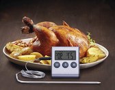 Bol.com Vleesthermometer Keukentimer met grillthermometer-kookthermometer en sonde 14 m aanbieding