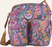 Sac Bandoulière Oilily Tropical Birds - Crème Et Blanc Motif