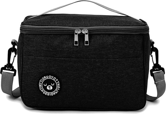 Koeltas Klein En Licht - Opvouwbare Lunchtas Met Ritssluiting Waterdichte Isolatietas Voor Werk En School Mini Koelbox Thermotas