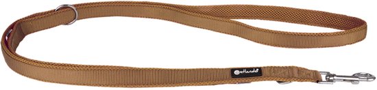 Petlando Verstelbare hondenriem maat S Cognac