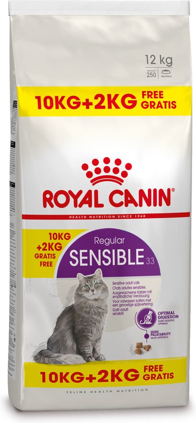 Royal Canin Sensible 33 - Kattenvoer - 12 kg Bonusbag