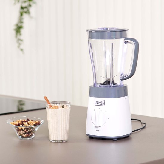 Black & Decker BXJB500E blender 1,5 l Blender voor op aanrecht 500 W Wit van Merkloos — afbeelding 5