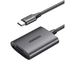 Ugreen - CM401 - USB C 5Gb/s SD/TF-kaartlezer - grijs