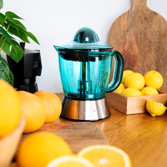Cecotec 03351 citruspers/sapmaker Slowjuicer 40 W Zwart, Blauw, Roestvrijstaal van Cecotec — afbeelding 3