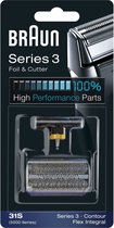 Bol.com Braun Series 3 31S Foil Zilver - Vervangend Scheerblad aanbieding