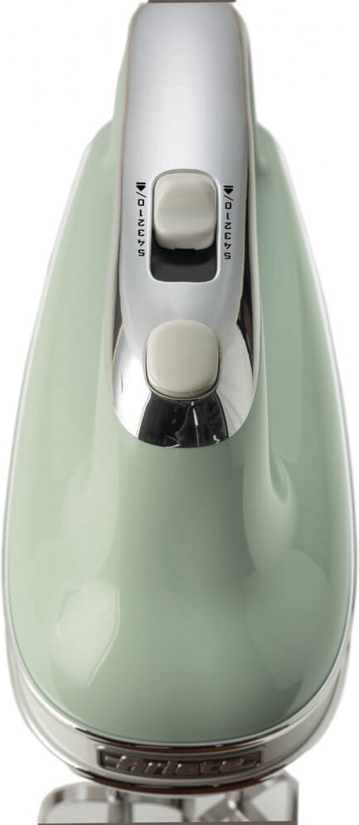 Ariete 1548/04 - Vintage handmixer - 5 snelheden - Turbofunctie - deeghaken & gardes - 450 Watt - Groen van Ariete — afbeelding 4
