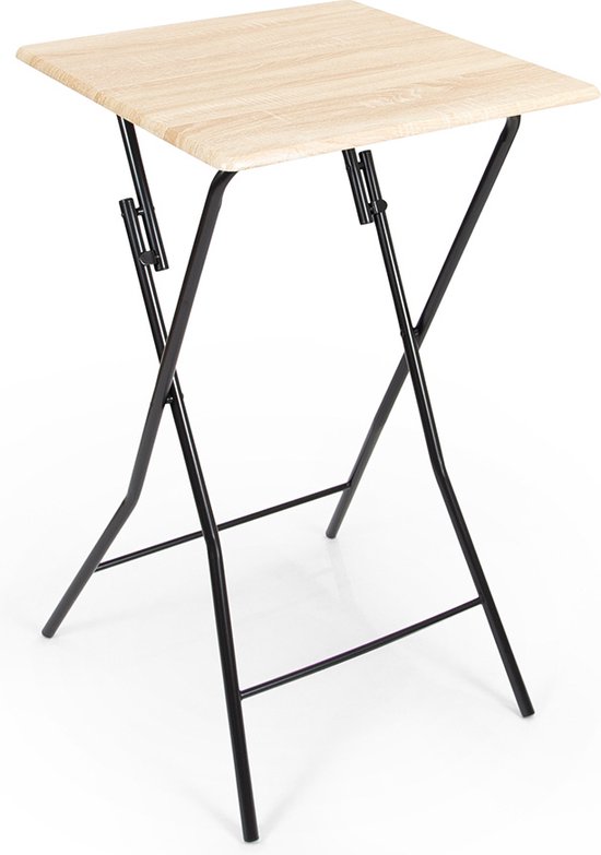 Milton & Oldbrook Table de Bar 60 cm Prague Noir - Maison