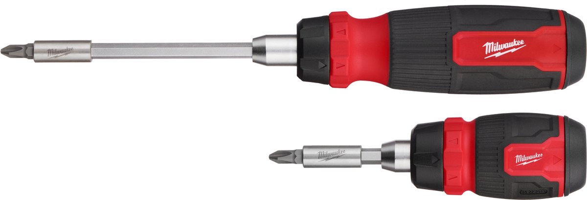 Milwaukee multi-bit schroevendraaierset 2-delig met ratelfunctie ( 4932492811 )